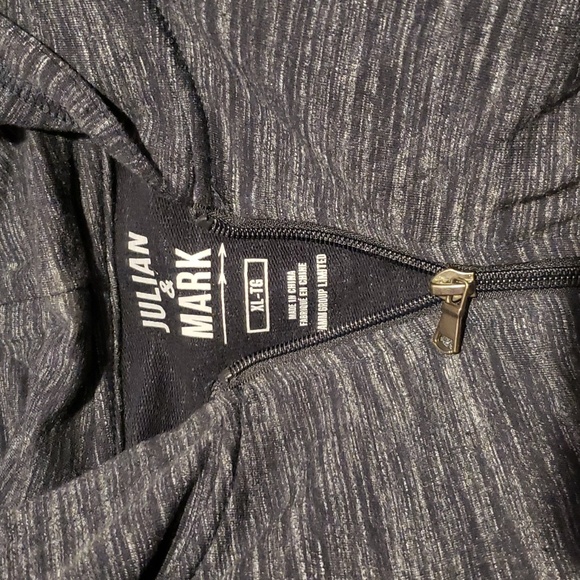 Julian & Mark Mens 1/4 Zip Hoodie - Picture 2 of 3